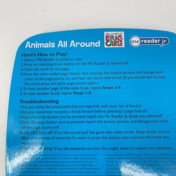 Me Reader Junior World of Eric Carle 8-Book Library & Electronic Reader PI Kids - Picture 9 of 12